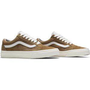 Vans Old Skool Pig Suede Shoe – Brown Sugar/Snow White (Limited)